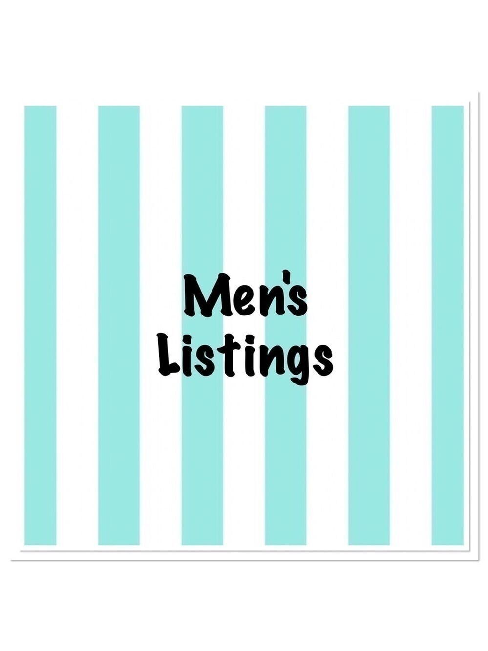 𝅺👔MEN’S LISTINGS👔